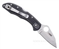 Spyderco Delica 4 Exclusive 2.5 blade, Black (KNSDBK003)