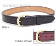 Mitch Rosen Leather Gun Belt, 42, Black (KACC342BK)