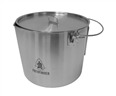 Stainless Steel Large Bush Pot And Lid Set (QPFLSSBPK-PF)