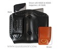 G&G Double Magazine Pouch, Black, 9mm & 40SW & 45ACP (KAGGB8519)